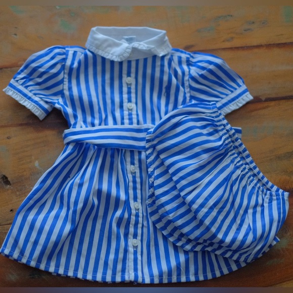 NWOT Ralph Lauren baby cotton dress - Picture 3 of 5